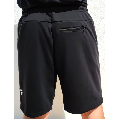 Black Shorts With Zips On All Pockets
