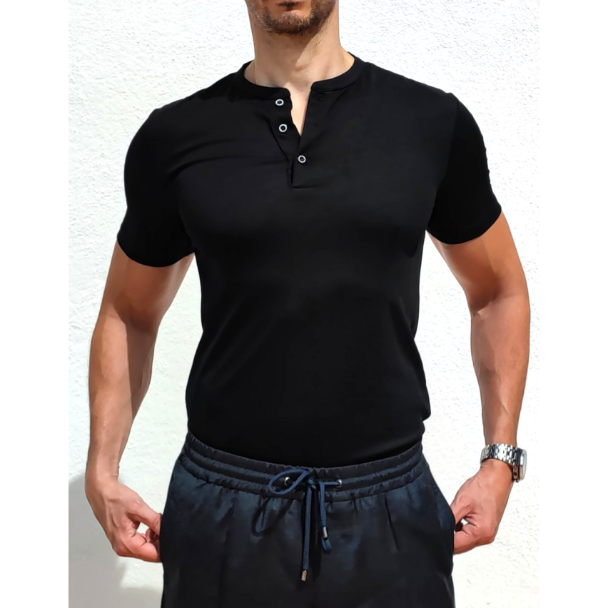 Camiseta henley hombre hotsell