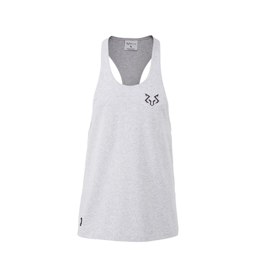 Racerback Herren Schlichte Graue Tanktop