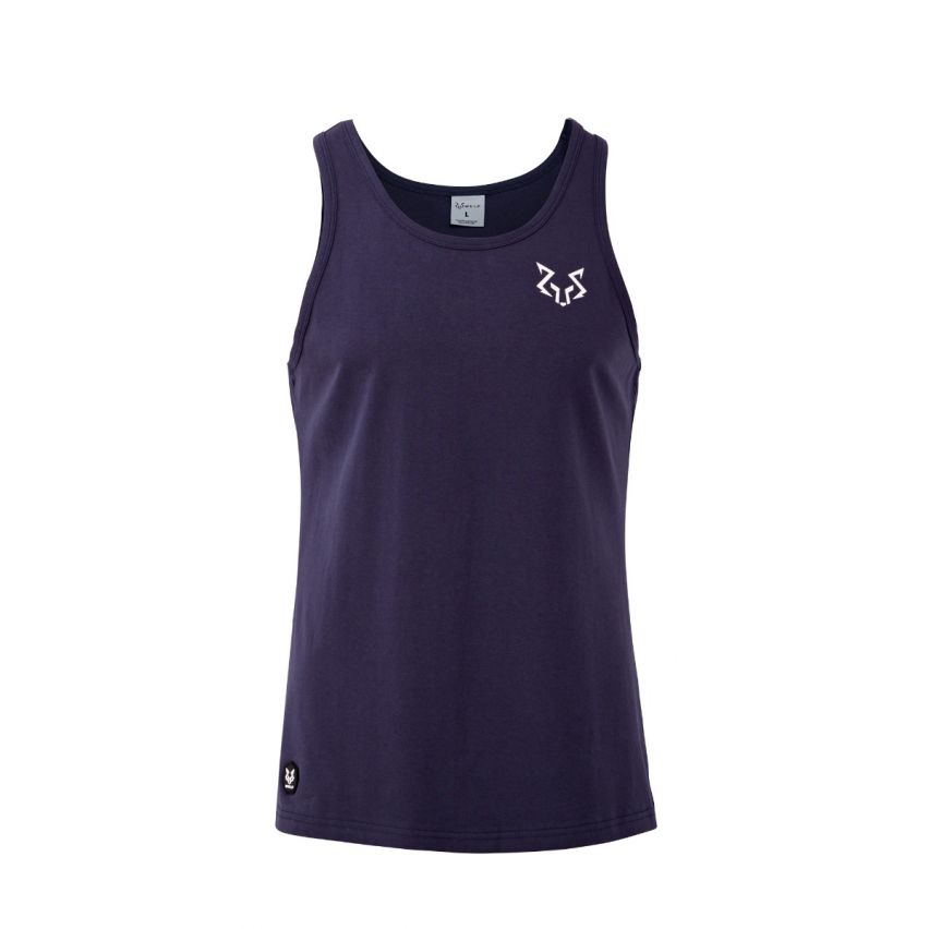 Marineblaue Herren Tanktop Mit Standardschnitt