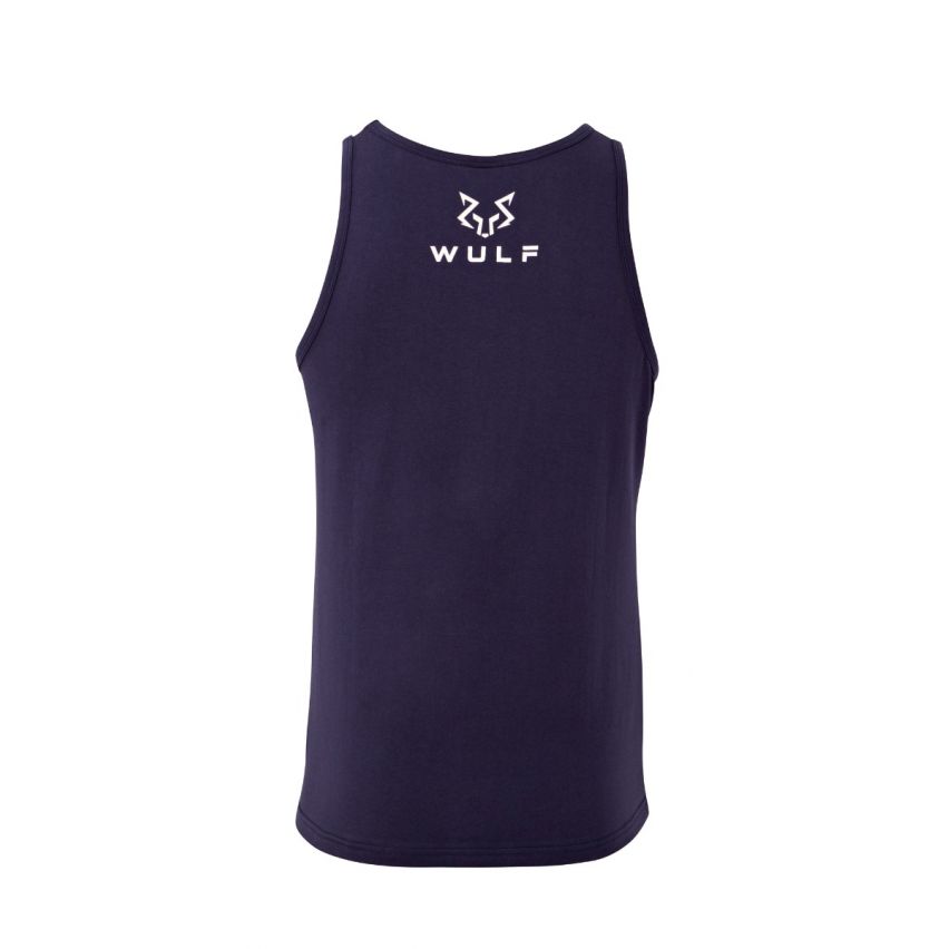 Marineblaue Herren Tanktop Mit Standardschnitt