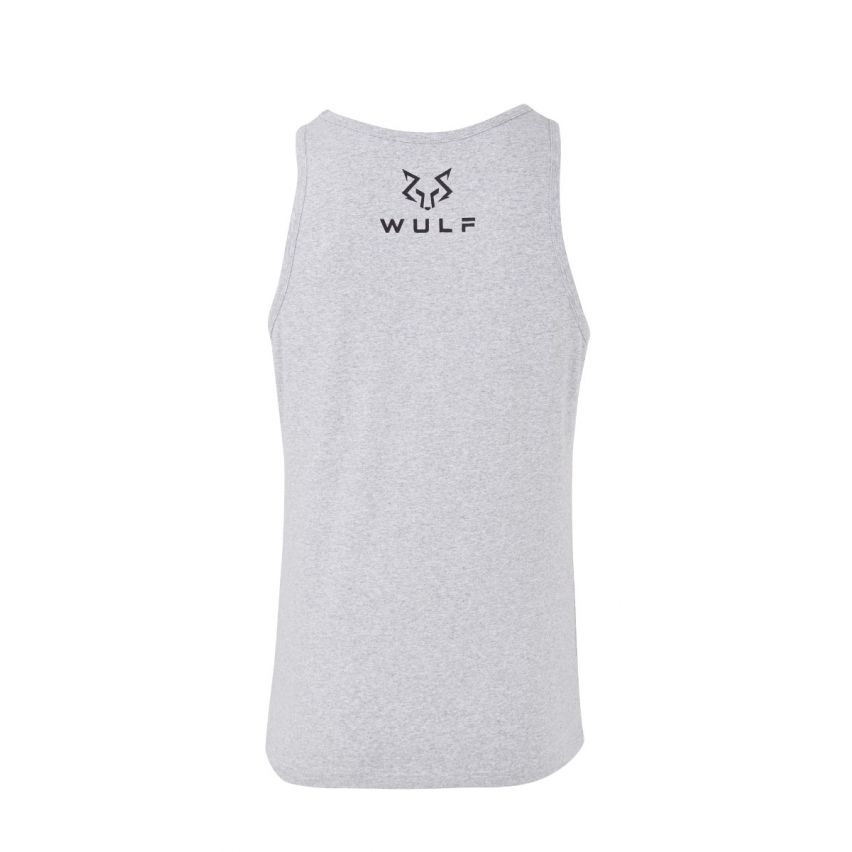 Einfarbige Graue Herren Tanktop Im Standardschnitt